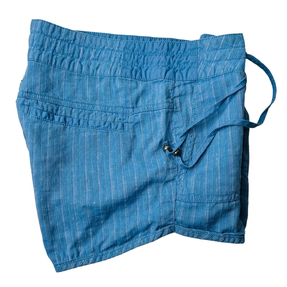Prana Blue Lightweight Drawstring Women’s Shorts
